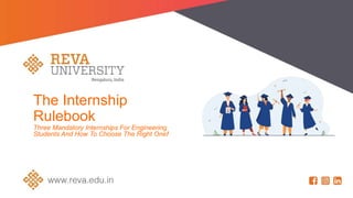 The Internship
Rulebook
Three Mandatory Internships For Engineering
Students And How To Choose The Right One!
 