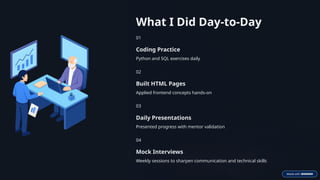 Comprehensive Internship Progress Review: Full Stack Development with ...