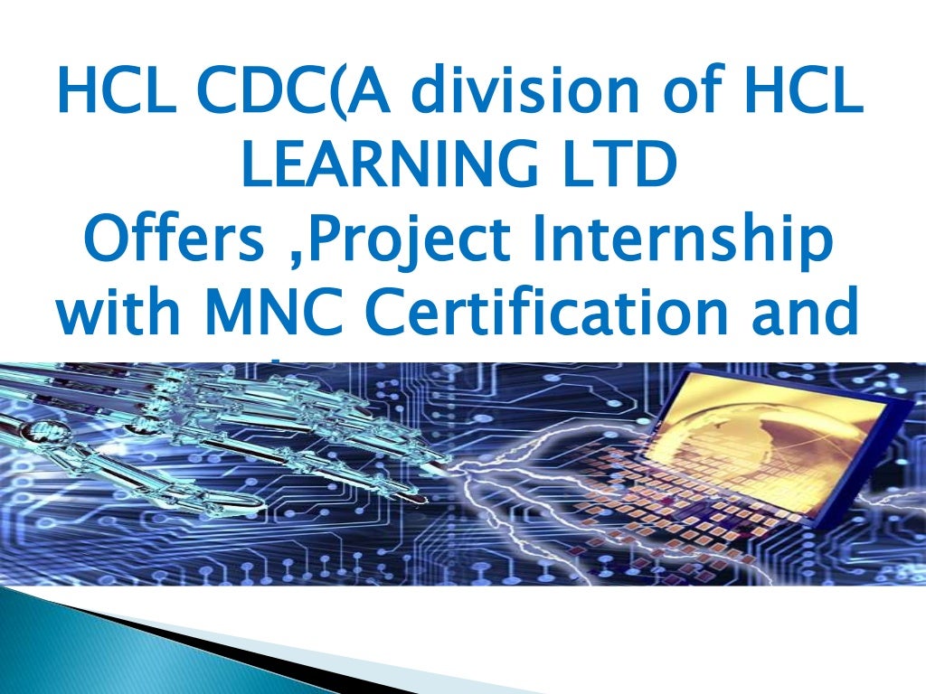 internship-at-hcl-cdc