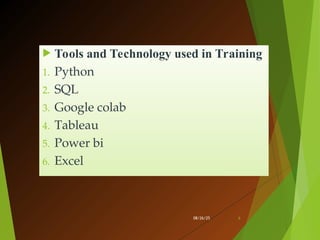 Data Analytics internship details description .ppt