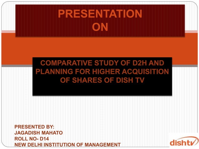 internship-at-dish-tv-ppt