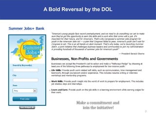 A Bold Reversal by the DOL




                             7
 