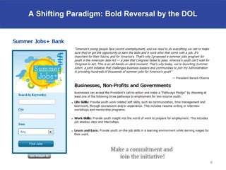 A Shifting Paradigm: Bold Reversal by the DOL




                                                8
 