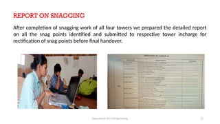 Snagging Work INTERNSHIP FINAL PPT L&T on site engineering.pptx