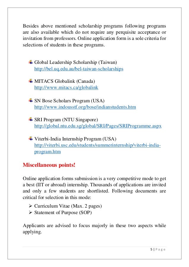 bursary example application form of Internship guide