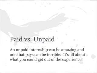 Internship Guide: Qualities of good internships and how to find them | PDF