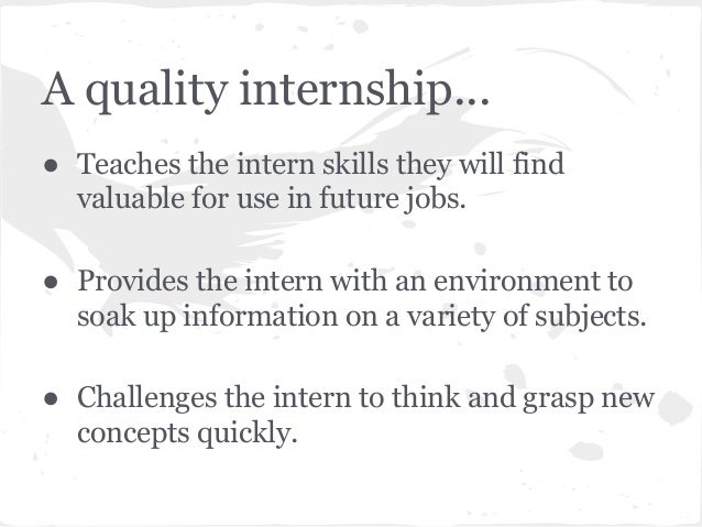 how to find interns