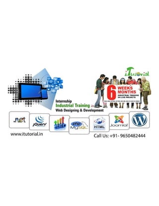 Internship industrial training in web designing
