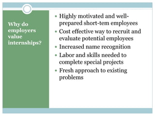 Internship Orientation