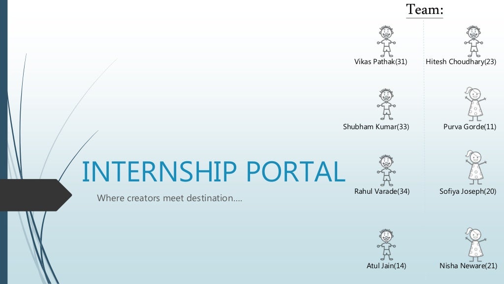 Internship portal UML