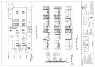MRS.
HARINI
&
MRS.
VIJAYLAKSHMI
PROPOSED
RESIDENTIAL
BUILDING
AT
SRIRAM
COLONY,
ALWARPET.
1.
ALL
DIMENSIONS
ARE
IN
MILLIMETERS
AND
ARE
FINISHED
DIMENSIONS
UNLESS
OTHER
WISE
SPECIFIED
2.
ALL
LEVELS
ARE
IN
MILLIMETERS
AND
ARE
UNFINISHED
DIMENSIONS
UNLESS
OTHER
WISE
SPECIFIED
3.
DO
NOT
SCALE
THE
DRAWING.
FOLLOW
WRITTEN
DIMENSIONS
ONLY
4.
ANY
DISCREPANCY
IN
THE
DRAWING
SHOULD
BE
BROUGHT
TO
THE
NOTICE
OF
THE
ARCHITECT/DESIGNER
BEFORE
EXECUTION
5.
REFER
STRUCTURAL
DRAWING
FOR
R.C.C.
DETAILS.
6.
REFER
DETAIL
DRAWINGS
FOR
DOOR,
WINDOW,STRUCTURE,HANDLE,STARICASE,TOILET
LAYOUT.ETC
7.
FLOOR
FINISH
OF
50MM
THICKNESS
IS
ASSUMED
UNLESS
OTHERWISE
MENTIONED
8.
READ
THIS
DRG
IN
CONJUCTION
WITH
STRUCTURAL,ARCHITECTURAL
AND
SERVICES
DRAWINGS.
GENERAL
NOTE:
SIGNATURE.
:
ARCHITECTS:
DRAWN
BY:
CHECKED
BY
:
DRAWINGS
AND
ALLIED
DOCUMENTS
ARE
THE
PROPERTY
OF
KARYAE
DESIGN
STUDIO
LLP.
THE
SAME
CANNOT
BE
REPRODUCED,
COPIED
IN
WHOLE
OR
IN
PART
WITHOUT
PRIOR
EXPRESSED
CONSENT
FROM
STAKEHOLDERS
AT
KARYAE
DESIGN
STUDIO
LLP.
THESE
DRAWINGS
CANNOT
BE
HANDED
OVER
TO
A
THIRD
PARTY
OR
USED
FOR
ANY
PURPOSE,
OTHER
THAN
THAT
FOR
WHICH
IT
HAS
BEEN
LOANED.
AFTER
FULFILLING
THE
PURPOSE
OF
ISSUE
THE
DRAWINGS
SHALL
BE
RETURNED
TO
THE
ARCHITECT
.
New.no.4
(old
no.38),
First
Floor,
5th
Cross,
11th
Main
Rd,
Vasanth
Nagar,
Bengaluru,
Karnataka
560052
D
E
S
I
G
N
S
T
U
D
I
O
SUPRIYA
K
PRIYA
M
T
N
S
W
E
ORIENTATION:
SCALE:
SHEET
NO:
NOT
TO
SCALE
DRAWING
STATUS:
FOR
CO-ORDINATION
WORKING
/
TENDER
PURPOSE
GOOD
FOR
CONSTRUCTION
SCHEMATIC
/
FOR
APPROVAL
SHOP
DRAWING
PURPOSE
CLIENT:
PROJECT:
DRAWING
TITLE:
SOUTH
ELEVATION
35
FIRST
FLOOR
+3800mm
ARL
THIRD
FLOOR
+10800MM
ARL
FGL
/
CARPARK
+800mm
ARL
ROAD
LEVEL
±0.0mm
(ROAD
LVL)
SECOND
FLOOR
+7300mm
ARL
TOP
SLAB
(ABOVE
HEADROOM)
+14000mm
ARL
TOP
OF
PLINTH
BEAM
+600MM
ARL
LOBBY
LEVEL
+900MM
ARL
GRILL
TO
DETAIL
GRILL
TO
DETAIL
+900mm
SFL
±0.00mm
SFL
+600mm
SFL
-4475mm
SFL
±0.00mm
SFL
-4725mm
SFL
-3375mm
SFL
-4825mm
SFL
-4475mm
SFL
SOUTH
ELEVATION
E4
W9
±0.00mm
SFL
ED1
ED3
W4
W9
W7
V1
W5
W5
KW
W7
W10
W10
V1
ED3
W4
V1
SW
W5A
W5A
KW
OUTLINE
OF
PARASOL
STRUCTURE
REFER
SEPARATE
DETAIL
PILLARS
TO
SUPPORT
PARASOL
AS
PER
STRL.
DTL
2400
LINTEL
LEVEL
LINTEL
LEVEL
2900
2400
1100
2400
1100
1100
95
900
150
1350
150
900
150
11095
BALCONY
DOOR
TO
DETAIL
GLASS
RAILING
AS
APPD.
ROOF
SLAB
AND
BEAM
TO
STRL.
DTL.
BALCONY
DOOR
TO
DETAIL
GLASS
RAILING
AS
APPD.
ROOF
SLAB
AND
BEAM
TO
STRL.
DTL.
GLASS
RAILING
AS
APPD.
PLANTER
BOX
IN
BRICKWORK
PCC
AND
GRANITE
COPING
TO
DETAIL
-
301
PCC
AND
GRANITE
COPING
TO
DETAIL
-
301
RCC
PROJECTION
FINISHED
WITH
WHITE
PAINT
CORD
SECTION
SECTION
AT
A
C1
1100 800
150
2400
700
900
250
700
2600
250
500
150
2400 2450
GLASS
RAILING
REFER
DETAIL
-
302
EXTERIOR
WOOD
PANEL
CLADDING
FOR
WALL
&
CEILING
(VOX)
SLAB
PROJECTION
CONNECTED
TO
FIN
WALL
BELOW
(DARK
GREY
PAINT)
GLASS
RAILING
REFER
DETAIL
-
302
SLAB
PROJECTION
CONNECTED
TO
FIN
WALL
BELOW
(DARK
GREY
PAINT)
EXTERIOR
WOOD
PANEL
CLADDING
FOR
WALL
&
CEILING
(VOX)
150
PCC
AND
GRANITE
COPING
TO
DETAIL
-
301
ED3
BAL.
0.9m
x
2.7m
2400
900
1650
1500
1650
700
1200
600
1650
1200
1650
1200
2250
1900
900
200
452
2700
200
4500
200
4250
200
2500
100
5050
200
1700
100
3300
200
1200
200
1450
300
350
150
300
300
300
175
900
1100
150
150
300
300
300
200
1100
D2
250
MASTER
B
4.525m
BEDROOM-0
4.20m
X
4.25
LIVING
4.87m
x
5.00m
UTILITY
3.75m
x
1.80m
2600
1950
KITCHEN
3.85m
x
3.30m
TOILET
1.85m
x
2.6m
100
150
3750
3150
200
700
700
200
HALF
HEIGHT
WALL
100
1000
200
1200
1000
1200
900
914
2400
900
D1
GRILL
TO
DETAIL
1100
SOUTH
ELEVATION
FLOOR
PART
PLAN
P1
UP DN
HARINI
RESIDENCE
KEYPLAN
E4
ED3
BAL.
0.9m
x
2.7m
2400
900
1650
1500
1650
700
1200
600
2050
1900
900
200
4525
2700
200
4500
200
4250
200
1500
200
4150
200
1700
100
3900
200
1450
300
350
150
300
150
425
300
250
250
1100
D2
MASTER
B
4.525m
2400
900
BEDROOM-02
4.20m
X
4.25
LIVING
4.87m
x
5.00m
UTILITY
3.75m
x
1.80m
KITCHEN
3.85m
x
3.30m
TOILET
3.20m
x
1.6m
3650
3750
3150
1650
1200
200
1600
600
1250 300
3200
1
3830
750
200
400
100
200
200
200
850
1100
300
300
HALF
HEIGHT
WALL
3800
1200
3800
1200
300
1200
1000
1200
D1
GRILL
TO
DETAIL
DOUBLE
HEIGHT
4875
4150
1100
BAL.
COVER
SLAB
1200
600
900
200
2700
200
4500
200
4250
200
1500
200
9650
200
150
425
300
D2
STUDY
/
DEN
4.20M
X
4.25M
TOILET
3.20m
x
1.6m
200
1650
1200
200
1600
400
1250 300
3200
3830
750
ST02
ALR-A05
4500
500
200
3650
OPEN
TO
LIVING
ROOM
BELOW
TERRACE
WITH
P
TO
DETAI
+10.80m
SSL
1100
+10.95M
FFL
400
4875
ROOF
SLAB
AT
5.0M
LEVEL
FROM
LIVING
ROOM
FLOOR
LEVEL 3800
1200
3800
1200
+11.00m
SSL
+11.05M
FFL
R2
 