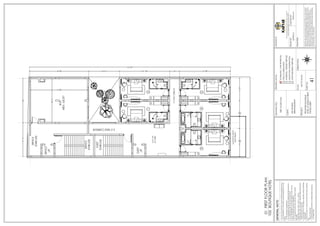 1.
DO
NOT
SCALE
THE
DRG.
FOLLOW
WRITTEN
DIMENSIONS
ONLY.
2.
ANY
DISCREPANCY
IN
THE
DRG.
SHOULD
BE
BROUGHT
TO
THE
NOTICE
OF
THE
ARCHITECT
IMMEDIATELY.
3.
ALL
DIMENSIONS
SHOWN
TO
BE
VERIFIED
BEFORE
EXECUTION.
4.
ALL
DIMENSIONS
ARE
IN
FEET
AND
INCHES
ONLY
5.
THIS
IS
THE
PROPERTY
OF
KARYAE
DESIGN
IT
SHALL
NOT
BE
COPIED
OR
PRINTED
WITHOUT
PERMISSION.
6.
ALL
DIMENSIONS
INDICATED
ARE
EXCLUDING
PLASTER
THICKNESS.
7.
REFER
STRUCTURAL
DRG.
FOR
R.C.C.
DETAILS.
8.
REFER
DETAIL
DRG.
FOR
DOOR,
WINDOW,STRUCTURE,HANDLE,
STARICASE,TOILET
LATOUT.ETC
9.
FLOOR
FINISH
OF
2"
THICKNESS
IS
ASSUMED
UNLESS
OTHERWISE
MENTIONED
10.
READ
THIS
DRG
IN
CONJUCTION
WITH
STRUCTURAL,INTERIOR
AND
SERVICE
DRAWINGS.
11.
FOR
DETAILED
DESCRIPTION
OF
FINISHES
REFER
SCHEDULE
OF
FINISHES
DRG.
GENERAL
NOTE:
SIGNATURE.
:
ARCHITECTS:
DRAWN
BY:
CHECKED
BY
:
DRAWINGS
AND
ALLIED
DOCUMENTS
ARE
THE
PROPERTY
OF
KARYAE
DESIGN
STUDIO
LLP.
THE
SAME
CANNOT
BE
REPRODUCED,
COPIED
IN
WHOLE
OR
IN
PART
WITHOUT
PRIOR
EXPRESSED
CONSENT
FROM
STAKEHOLDERS
AT
KARYAE
DESIGN
STUDIO
LLP.
THESE
DRAWINGS
CANNOT
BE
HANDED
OVER
TO
A
THIRD
PARTY
OR
USED
FOR
ANY
PURPOSE,
OTHER
THAN
THAT
FOR
WHICH
IT
HAS
BEEN
LOANED.
AFTER
FULFILLING
THE
PURPOSE
OF
ISSUE
THE
DRAWINGS
SHALL
BE
RETURNED
TO
THE
ARCHITECT
.
New.no.4
(old
no.38),
First
Floor,
5th
Cross,
11th
Main
Rd,
Vasanth
Nagar,
Bengaluru,
Karnataka
560052
D
E
S
I
G
N
S
T
U
D
I
O
SUPRIYA
K
PRIYA
M
T
N
S
W
E
ORIENTATION:
SCALE:
SHEET
NO:
NOT
TO
SCALE
DRAWING
STATUS:
FOR
CO-ORDINATION
WORKING
/
TENDER
PURPOSE
GOOD
FOR
CONSTRUCTION
SCHEMATIC
/
FOR
APPROVAL
SHOP
DRAWING
PURPOSE
CLIENT:
PROJECT:
DRAWING
TITLE:
PROPOSED
BOUTIQUE
HOTEL
AT
MISSION
STREET,
PONDICHERRY
MR.
RAMESH
KRISHNAMURTHY
FIRST
FLOOR
PLAN
41
BOUTIQUE
HOTEL
FIRST
FLOOR
PLAN
102
01
SERVICE
LIFT
GUEST
STAIRCASE
SERVICE
STAIRCASE
TEA/COFFEE
MAKER/
MINI
BAR
TEA/COFFEE
MAKER/
MINI
BAR
5
4
TEA/COFFEE
MAKER/
MINI
BAR
TEA/COFFEE
MAKER/
MINI
BAR
2
1
TEA/COFFEE
MAKER/
MINI
BAR
3
OPEN
TO
SKY
23'0"X15'9"
5'-5"
WIDE
CORRIDOR
5'-0"
WIDE
CORRIDOR
16'7"X
12'9"
LIFT
LOBBY
SERVICE
STAIRCASE
GUEST
LIFT
GLASS
ROOF
ABOVE
DELICATESSAN
BOH
AREA
-
650
SFT
14'-4
1
2
"
14'-4
1
2
"
11'-6"
22'-4"
29'-2"
17'-3"
23'
26'-4"
5'
25'-10"
15'-9"
30'-6"
103'-5"
 