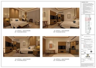 52
SAS CAPITALS PVT LTD..,
PROPOSED INTERIORS FOR
VOB AT MADHELI RESORT , MALE
1. ALL DIMENSIONS ARE IN MILLIMETERS AND ARE
FINISHED DIMENSIONS UNLESS OTHER WISE SPECIFIED
2. ALL LEVELS ARE IN MILLIMETERS AND ARE UNFINISHED
DIMENSIONS UNLESS OTHER WISE SPECIFIED
3. DO NOT SCALE THE DRAWING. FOLLOW WRITTEN
DIMENSIONS ONLY
4. ANY DISCREPANCY IN THE DRAWING SHOULD BE
BROUGHT TO THE NOTICE OF THE
ARCHITECT/DESIGNER BEFORE EXECUTION
5. REFER STRUCTURAL DRAWING FOR R.C.C. DETAILS.
6. REFER DETAIL DRAWINGS FOR DOOR,
WINDOW,STRUCTURE,HANDLE,STARICASE,TOILET
LAYOUT.ETC
7. FLOOR FINISH OF 50MM THICKNESS IS ASSUMED UNLESS
OTHERWISE MENTIONED
8. READ THIS DRG IN CONJUCTION WITH
STRUCTURAL,ARCHITECTURAL AND SERVICES
DRAWINGS.
GENERAL NOTE:
ORIENTATION:
SCALE:
SHEET NO:
NOT TO SCALE
DRAWING STATUS:
FOR CO-ORDINATION
WORKING / TENDER PURPOSE
GOOD FOR CONSTRUCTION
SCHEMATIC / FOR APPROVAL
SHOP DRAWING PURPOSE
DRAWING TITLE:
PROJECT:
CLIENT:
SIGNATURE. :
ARCHITECTS:
DRAWN BY: CHECKED BY :
DRAWINGS AND ALLIED DOCUMENTS ARE THE PROPERTY OF KARYAE DESIGN
STUDIO LLP. THE SAME CANNOT BE REPRODUCED, COPIED IN WHOLE OR IN
PART WITHOUT PRIOR EXPRESSED CONSENT FROM STAKEHOLDERS AT KARYAE
DESIGN STUDIO LLP. THESE DRAWINGS CANNOT BE HANDED OVER TO A
THIRD PARTY OR USED FOR ANY PURPOSE, OTHER THAN THAT FOR WHICH IT
HAS BEEN LOANED. AFTER FULFILLING THE PURPOSE OF ISSUE THE DRAWINGS
SHALL BE RETURNED TO THE ARCHITECT .
New.no.4 (old no.38), First Floor, 5th Cross, 11th Main Rd,
Vasanth Nagar, Bengaluru, Karnataka 560052
D E S I G N S T U D I O
SUPRIYA K PRIYA M T
N
S
W
E
CORRIDOR
BATHROOM
BALCONY
BEDROOM
1
D1
D2
D1
D1
SD1
V1
SHW
WC
V1
V1
V1
V1
V1
V1
V1
V1
V1
V1
V1
V1
V1
D1
D1
D1
D1
D1
D1
D1
D3
D3
D3
D3
D3
D3
D3
D3
D3
D3
D3
D3
D3
D3
D3
D3
D2
D4
D4
D4
D4
D1
SD1
SD1
SD1
SD1
SD1
SD1
SD1
SD1
SD1
SD1
SD1
SHW
WC
BEDROOM
2
BEDROOM
3
BEDROOM
4
BEDROOM
5
BEDROOM
6
BEDROOM
7
BEDROOM
8
BEDROOM
9
BEDROOM
10
PWDR
BALCONY
BALCONY
BALCONY
BALCONY
BALCONY
BALCONY
BALCONY
BALCONY
BALCONY
BATHROOM
BATHROOM
BATHROOM
LIVING
01
D1
UP
UP
41.13m²
LIVING
02
23.98m²
22.75m²
22.75m²
22.75m²
22.75m²
22.75m²
22.75m²
22.75m²
41.13m²
23.98m²
1.46m²
1.40m²
17.03m²
SHW
WC
1.46m²
1.40m²
17.03m²
2.54m²
PWDR
2.54m²
1.85m²
1.85m²
WC
WC
1.85m²
1.85m²
WC
WC
1.85m²
1.85m²
WC
WC
1.85m²
1.85m²
WC
2.22m²
SHW
2.22m²
SHW
2.22m²
SHW
2.22m²
SHW
2.22m²
SHW
2.22m²
SHW
2.22m²
SHW
2.22m²
16.21m²
7.98m²
7.98m²
7.98m²
7.98m²
7.98m²
7.98m²
7.98m²
16.21m²
9.66m²
9.66m²
BATHROOM
BATHROOM
9.66m²
9.66m²
BATHROOM
BATHROOM
9.66m²
9.66m²
BATHROOM
BATHROOM
9.66m²
9.66m²
56.67m²
PORCH
VOB GR.FL
KEYPLAN
STANDARD ROOM - OP 1 RENDER
STANDARD ROOM
OPTION 1 - NIGHT RENDER
201
02
STANDARD ROOM
OPTION 1 - NIGHT RENDER
201
03
STANDARD ROOM
OPTION 1 - NIGHT RENDER
201
04
STANDARD ROOM
OPTION 1 - NIGHT RENDER
201
05
 