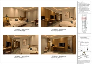 54
SAS CAPITALS PVT LTD..,
PROPOSED INTERIORS FOR
VOB AT MADHELI RESORT , MALE
1. ALL DIMENSIONS ARE IN MILLIMETERS AND ARE
FINISHED DIMENSIONS UNLESS OTHER WISE SPECIFIED
2. ALL LEVELS ARE IN MILLIMETERS AND ARE UNFINISHED
DIMENSIONS UNLESS OTHER WISE SPECIFIED
3. DO NOT SCALE THE DRAWING. FOLLOW WRITTEN
DIMENSIONS ONLY
4. ANY DISCREPANCY IN THE DRAWING SHOULD BE
BROUGHT TO THE NOTICE OF THE
ARCHITECT/DESIGNER BEFORE EXECUTION
5. REFER STRUCTURAL DRAWING FOR R.C.C. DETAILS.
6. REFER DETAIL DRAWINGS FOR DOOR,
WINDOW,STRUCTURE,HANDLE,STARICASE,TOILET
LAYOUT.ETC
7. FLOOR FINISH OF 50MM THICKNESS IS ASSUMED UNLESS
OTHERWISE MENTIONED
8. READ THIS DRG IN CONJUCTION WITH
STRUCTURAL,ARCHITECTURAL AND SERVICES
DRAWINGS.
GENERAL NOTE:
ORIENTATION:
SCALE:
SHEET NO:
NOT TO SCALE
DRAWING STATUS:
FOR CO-ORDINATION
WORKING / TENDER PURPOSE
GOOD FOR CONSTRUCTION
SCHEMATIC / FOR APPROVAL
SHOP DRAWING PURPOSE
DRAWING TITLE:
PROJECT:
CLIENT:
SIGNATURE. :
ARCHITECTS:
DRAWN BY: CHECKED BY :
DRAWINGS AND ALLIED DOCUMENTS ARE THE PROPERTY OF KARYAE DESIGN
STUDIO LLP. THE SAME CANNOT BE REPRODUCED, COPIED IN WHOLE OR IN
PART WITHOUT PRIOR EXPRESSED CONSENT FROM STAKEHOLDERS AT KARYAE
DESIGN STUDIO LLP. THESE DRAWINGS CANNOT BE HANDED OVER TO A
THIRD PARTY OR USED FOR ANY PURPOSE, OTHER THAN THAT FOR WHICH IT
HAS BEEN LOANED. AFTER FULFILLING THE PURPOSE OF ISSUE THE DRAWINGS
SHALL BE RETURNED TO THE ARCHITECT .
New.no.4 (old no.38), First Floor, 5th Cross, 11th Main Rd,
Vasanth Nagar, Bengaluru, Karnataka 560052
D E S I G N S T U D I O
SUPRIYA K PRIYA M T
N
S
W
E
CORRIDOR
BATHROOM
BALCONY
BEDROOM
1
D1
D2
D1
D1
SD1
V1
SHW
WC
V1
V1
V1
V1
V1
V1
V1
V1
V1
V1
V1
V1
V1
D1
D1
D1
D1
D1
D1
D1
D3
D3
D3
D3
D3
D3
D3
D3
D3
D3
D3
D3
D3
D3
D3
D3
D2
D4
D4
D4
D4
D1
SD1
SD1
SD1
SD1
SD1
SD1
SD1
SD1
SD1
SD1
SD1
SHW
WC
BEDROOM
2
BEDROOM
3
BEDROOM
4
BEDROOM
5
BEDROOM
6
BEDROOM
7
BEDROOM
8
BEDROOM
9
BEDROOM
10
PWDR
BALCONY
BALCONY
BALCONY
BALCONY
BALCONY
BALCONY
BALCONY
BALCONY
BALCONY
BATHROOM
BATHROOM
BATHROOM
LIVING
01
D1
UP
UP
41.13m²
LIVING
02
23.98m²
22.75m²
22.75m²
22.75m²
22.75m²
22.75m²
22.75m²
22.75m²
41.13m²
23.98m²
1.46m²
1.40m²
17.03m²
SHW
WC
1.46m²
1.40m²
17.03m²
2.54m²
PWDR
2.54m²
1.85m²
1.85m²
WC
WC
1.85m²
1.85m²
WC
WC
1.85m²
1.85m²
WC
WC
1.85m²
1.85m²
WC
2.22m²
SHW
2.22m²
SHW
2.22m²
SHW
2.22m²
SHW
2.22m²
SHW
2.22m²
SHW
2.22m²
SHW
2.22m²
16.21m²
7.98m²
7.98m²
7.98m²
7.98m²
7.98m²
7.98m²
7.98m²
16.21m²
9.66m²
9.66m²
BATHROOM
BATHROOM
9.66m²
9.66m²
BATHROOM
BATHROOM
9.66m²
9.66m²
BATHROOM
BATHROOM
9.66m²
9.66m²
56.67m²
PORCH
VOB GR.FL
KEYPLAN
STANDARD ROOM - OP 2 RENDER
STANDARD ROOM
OPTION 2- NIGHT RENDER
202
02
STANDARD ROOM
OPTION 2- NIGHT RENDER
202
03
STANDARD ROOM
OPTION 2- NIGHT RENDER
202
04
STANDARD ROOM
OPTION 2- NIGHT RENDER
202
05
 