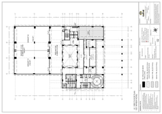 FIRST
FLOOR
PLAN
02
SIGNATURE.
:
ARCHITECTS:
DRAWN
BY:
CHECKED
BY
:
DRAWINGS
AND
ALLIED
DOCUMENTS
ARE
THE
PROPERTY
OF
KARYAE
DESIGN
STUDIO
LLP.
THE
SAME
CANNOT
BE
REPRODUCED,
COPIED
IN
WHOLE
OR
IN
PART
WITHOUT
PRIOR
EXPRESSED
CONSENT
FROM
STAKEHOLDERS
AT
KARYAE
DESIGN
STUDIO
LLP.
THESE
DRAWINGS
CANNOT
BE
HANDED
OVER
TO
A
THIRD
PARTY
OR
USED
FOR
ANY
PURPOSE,
OTHER
THAN
THAT
FOR
WHICH
IT
HAS
BEEN
LOANED.
AFTER
FULFILLING
THE
PURPOSE
OF
ISSUE
THE
DRAWINGS
SHALL
BE
RETURNED
TO
THE
ARCHITECT
.
New.no.4
(old
no.38),
First
Floor,
5th
Cross,
11th
Main
Rd,
Vasanth
Nagar,
Bengaluru,
Karnataka
560052
D
E
S
I
G
N
S
T
U
D
I
O
SUPRIYA
K
PRIYA
M
T
ORIENTATION:
SCALE:
SHEET
NO:
NOT
TO
SCALE
DRAWING
STATUS:
FOR
CO-ORDINATION
WORKING
/
TENDER
PURPOSE
GOOD
FOR
CONSTRUCTION
SCHEMATIC
/
FOR
APPROVAL
SHOP
DRAWING
PURPOSE
CLIENT:
PROJECT:
DRAWING
TITLE:
PROPOSED
HOTEL
AT
JAGDALPUR,
CHATTISGARH.
M/S.
KK
PROJECTS
INDIA
PVT
LTD.,
N
S
W
E
1.
ALL
DIMENSIONS
ARE
IN
MILLIMETERS
AND
ARE
FINISHED
DIMENSIONS
UNLESS
OTHER
WISE
SPECIFIED
2.
ALL
LEVELS
ARE
IN
MILLIMETERS
AND
ARE
UNFINISHED
DIMENSIONS
UNLESS
OTHER
WISE
SPECIFIED
3.
DO
NOT
SCALE
THE
DRAWING.
FOLLOW
WRITTEN
DIMENSIONS
ONLY
4.
ANY
DISCREPANCY
IN
THE
DRAWING
SHOULD
BE
BROUGHT
TO
THE
NOTICE
OF
THE
ARCHITECT/DESIGNER
BEFORE
EXECUTION
5.
REFER
STRUCTURAL
DRAWING
FOR
R.C.C.
DETAILS.
6.
REFER
DETAIL
DRAWINGS
FOR
DOOR,
WINDOW,STRUCTURE,HANDLE,STARICASE,TOILET
LAYOUT.ETC
7.
FLOOR
FINISH
OF
50MM
THICKNESS
IS
ASSUMED
UNLESS
OTHERWISE
MENTIONED
8.
READ
THIS
DRG
IN
CONJUCTION
WITH
STRUCTURAL,ARCHITECTURAL
AND
SERVICES
DRAWINGS.
GENERAL
NOTE:
RITHESH
HOTEL
FIRST
FLOOR
PLAN
102
01
200mm
THK.
BLOCK
WALL
(LIGHT
WEIGHT
BLOCK)
100mm
THK.
BLOCK
WALL
:
150mm
THK.
BLOCK
WALL
RC
STRUCTURE
REFER
STRUC.DWG.
LEGEND:
:
:
:
W.C
ANTE
ANTE
W.C
FEMALE
TOILET
MALE
TOILET
W.C
W.C
W.C
W.C
BANQUET
01
3750
SFT
BANQUET
02
3750
SFT
BANQUET
-
01+02
30.986M
X
22.575M
7500
SFT
PREFUNCTION
30.986M
X
8.210M
BOARDROOM/
BUSINESS
CENTER
7.828M
X
4.652M
MEETING
ROOM
01
12.364M
X
4.079M
MEETING
ROOM
02
5.073M
X
6.203M
HANDICAP
TOILET
LANDSCAPED
WATERBODY
BELOW
14.35M
X
9.78M
BANQUET
KITCHEN
8.296M
X
16.578M
URINALS
FULL
HT
MIRROR
D2
D1
D8
D10
W2
GD2
D2
SD
W3
3302
5986
2788 8490
8709
4271
2360
2310
3817
1549
6277
1357
1549
2589
5578
2215
4256
3650
3066
4465
3065
6418
3000
2096
3315
8296
16578
22490
4897
12364
5073
4079
7828
1425
2402
2400
1800
1800
2400
2400
8210
30986
22575
15131
15537
22575
9780
14750
10180
8486
30818
26953
UP
DN
2589
6020
8909
31185
895
24976
8296
22491
UP
DN
9790
8715
58141
DN
40294
A
B
C
D
D
E
F
G
H
J
K
L
M
N
P
Q
Q
10328
10010
10280
3499
1455
4322
4288
4840
3883
948
3392
1087
3669
6016
2495
1
2
1
2
3
3
4
4
5
6
6
7
7
8
8
9
10
11
11
12
13
13
14
15
15
16
16
12478
5360
1159
2068
2010
3375
2950
2950
1565
4615
8459
9760
12516
12516 9760 8459 1380 3235 1565 2950 1148 5177 4079 6519 12478
GD
GD
GD
GD
GD
GD
GD
468 496
1925
6203
3549
9664
3200
5200
1610
5792
4762
4873
1685
1150
5318
494
2902
SERV
LIFT
02
GUEST
LIFT
02
SERV
LIFT
01
GUEST
LIFT
01
813
ELE
AND
COMM
SHAFT
FHC
0.9x1.2m
DUCT
0.5x0.6m
TD
TD
TD1
TD1
TD1
TD1
TD1
TD1
GD3
GD3
GD3
GD4
GD3
GD3
GD3
310
1470
143
1653
141
1470
885
1672
1654
GD4
GD4
GD4
258 118
417
258
1618
1458 1617
742
ST-02
ST-01
PREFUNCTION
5974
4628
5170
5170
GD
17638
288
316
316
4079
1561 1518
1761
2013
5473
3255
4254
150
150
363
375
2623
3817 2360
1130 1130
1130
1130
1130
1130
2589
1892
DOUBLE
HEIGHT
LD
1
LD
1
FHC
1.2x0.9m
duct
150
GUEST/
BANQUET
LIFT
02
GUEST/
BANQUET
LIFT
01
LVL
+7.650
M
GUEST/
BANQUET
LIFT
LOBBY
-
02
LVL
+7.650
M
3011
462
GUEST
LIFT
LOBBY
-
01
LVL
+7.650
M
 