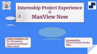 Internship At Maxview Now | PDF