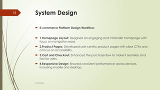 internship report on ui ux design for internship 4 weeks | PPTX