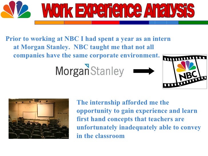 NBC Internship Presentation