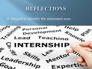  Helped to identify the interested area.