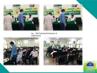 Fig. 50% Subsidy (Distribution of
implements)
 