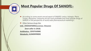 Internship presentation at sanofi | PPTX