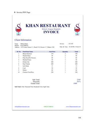 144
 Invoice PDF Page
 