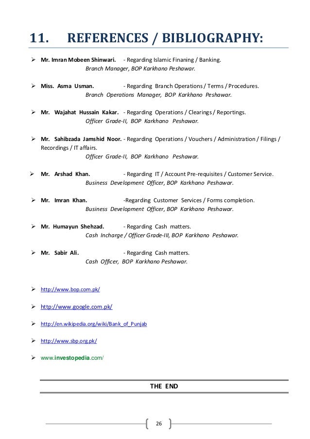 Internship final report sample picture