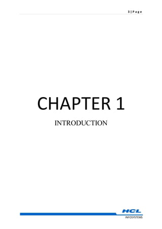 3 | P a g e
INFOSYSTEMS
CHAPTER 1
INTRODUCTION
 