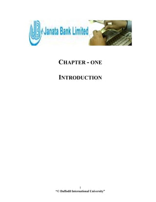 “© Daffodil International University”
1
CHAPTER - ONE
INTRODUCTION
 