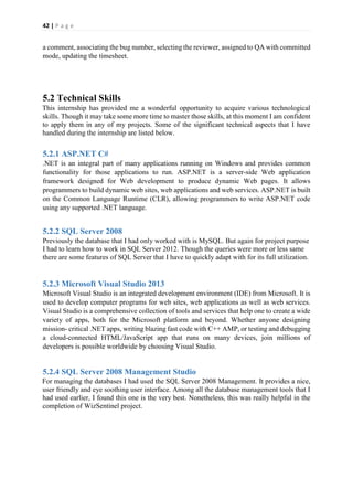Internship report | PDF