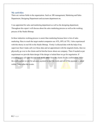 Internship report on Interior and Exterior Designing Firm | PDF