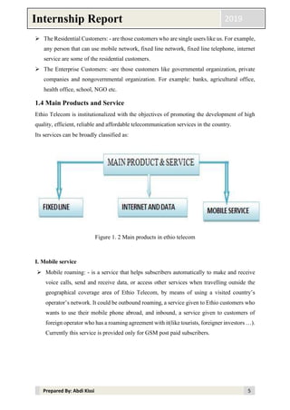 Internship report on ethio telecom,@NAAZ | PDF