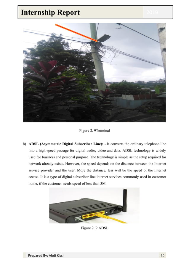 Internship report on ethio PDF