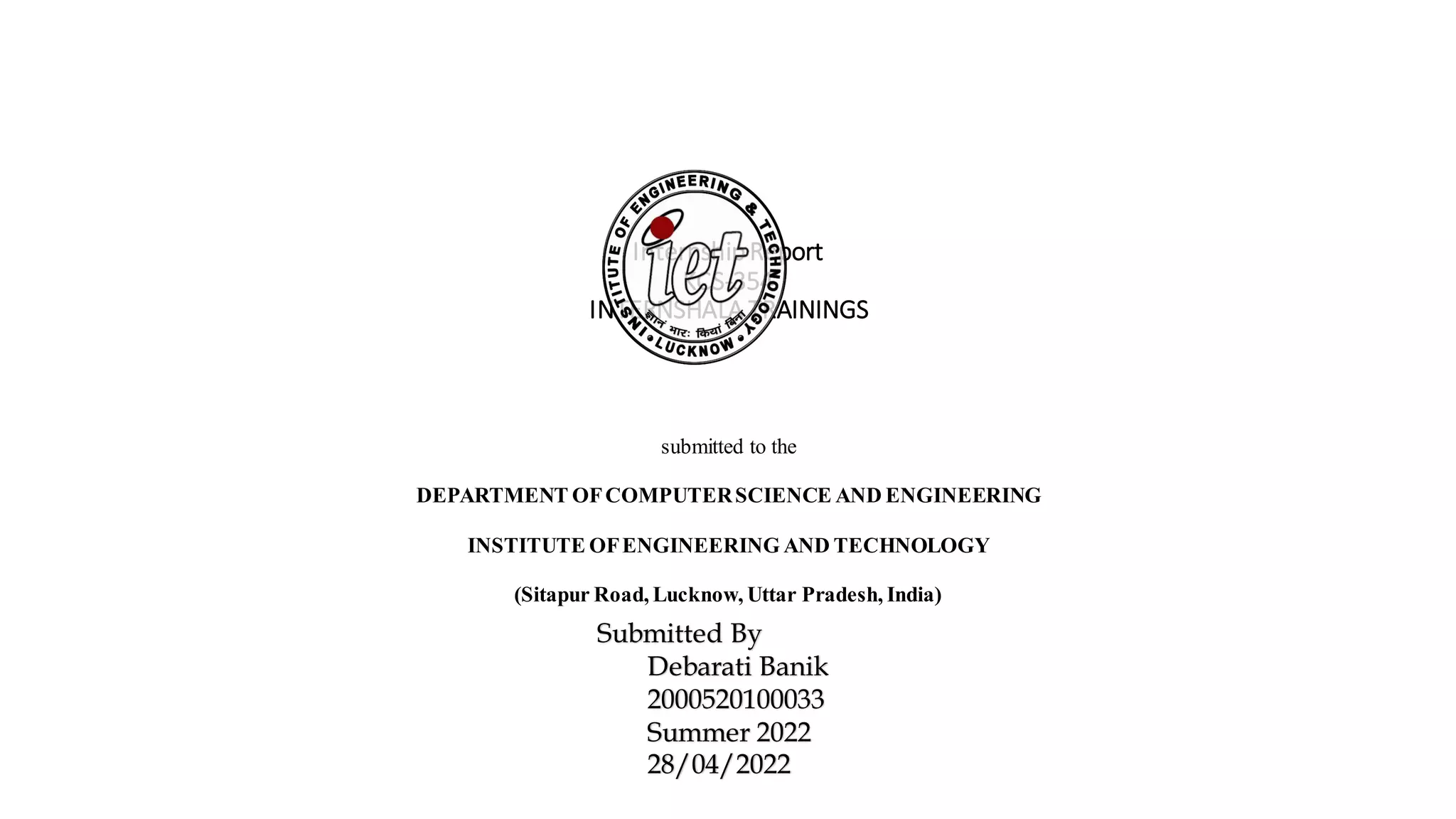 report on internshala python training | PDF | Programming Languages ...