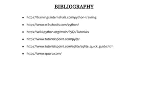 report on internshala python training | PDF