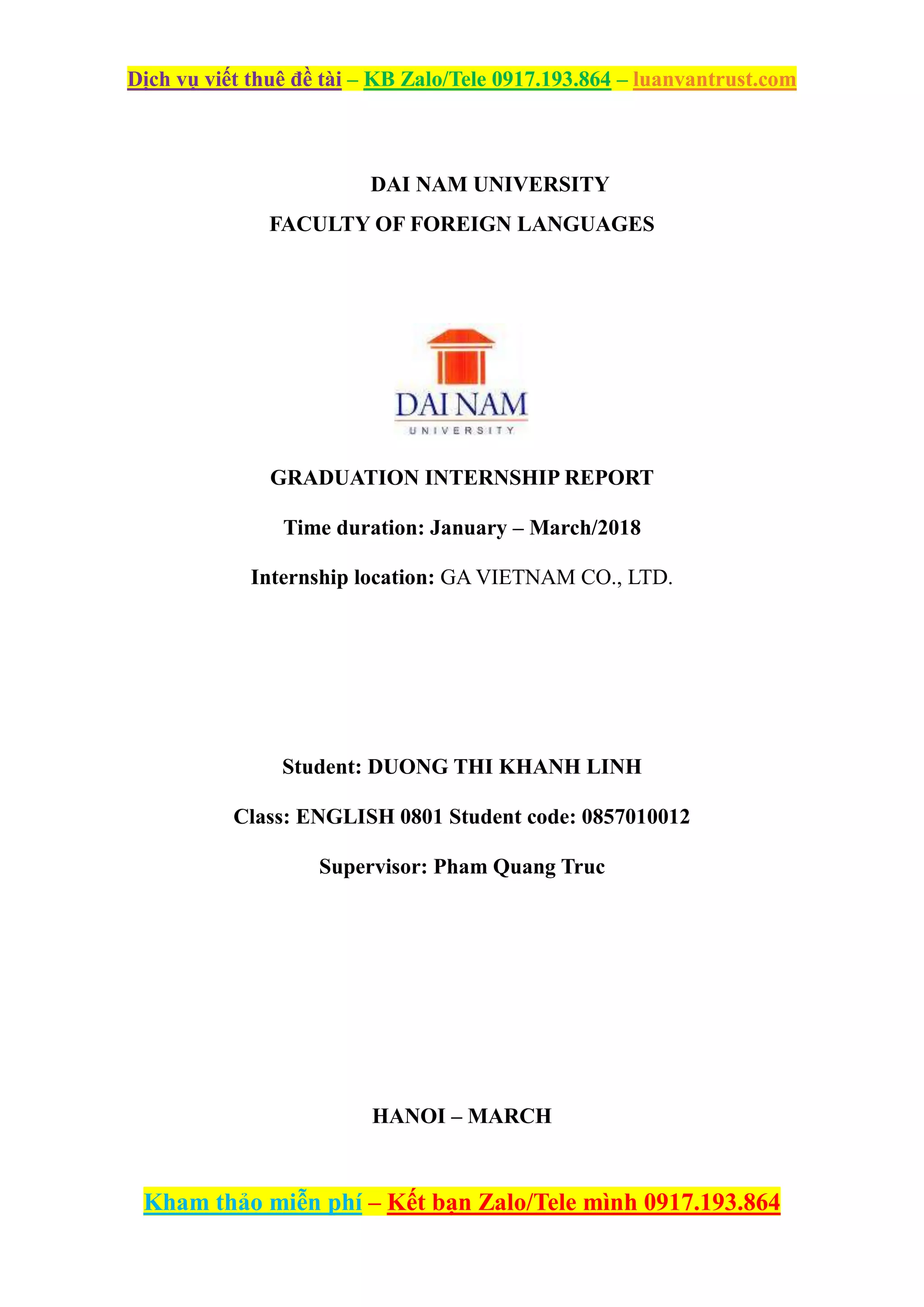Internship report faculty of foreign languages dai nam university.docx