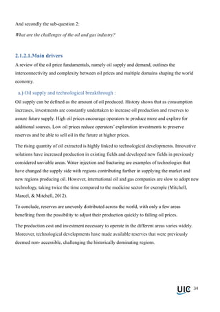 My Thesis on Supply chain Management In the Oil & Gas industry | PDF