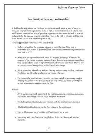Computer Science Internship Report PDF Leena AI | PDF