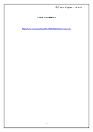 Computer Science Internship Report PDF Leena AI | PDF
