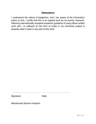 Internship report on flutter lawyer app | PDF