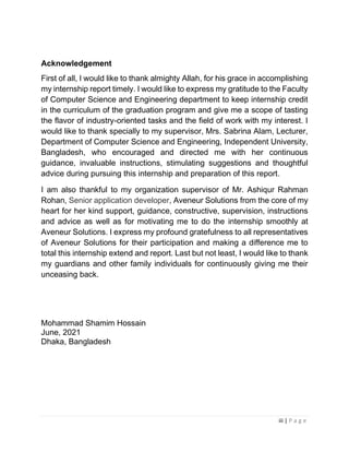 Internship report on flutter lawyer app | PDF