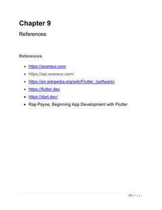 Internship report on flutter lawyer app | PDF