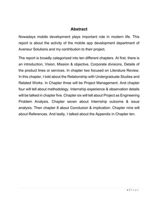 Internship report on flutter lawyer app | PDF