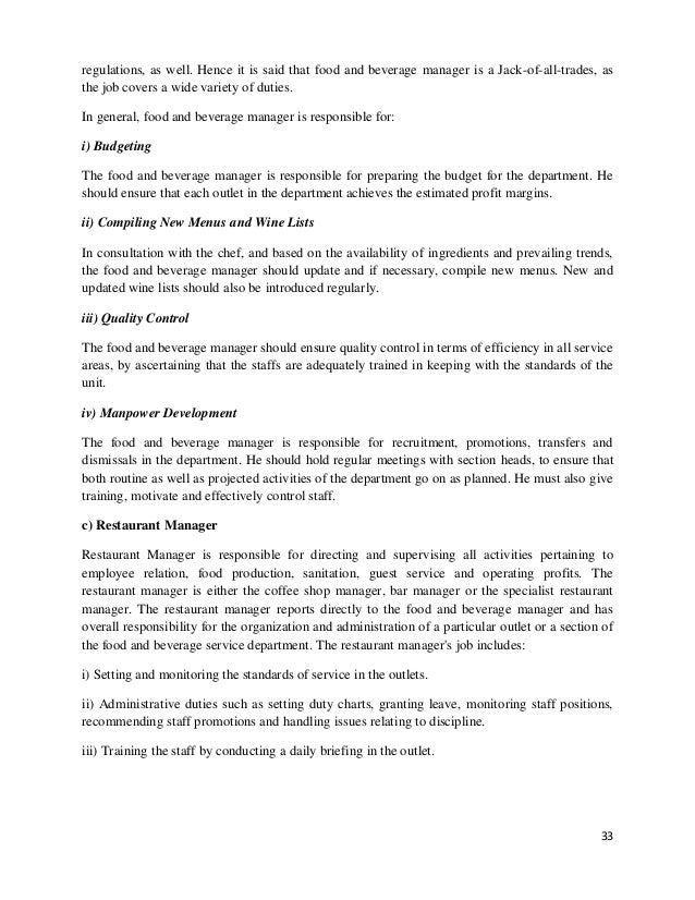 internship report on dhaka regency hotel resort manager s report sample