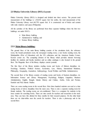 Internship report on dhaka university library 2015 (information science ...