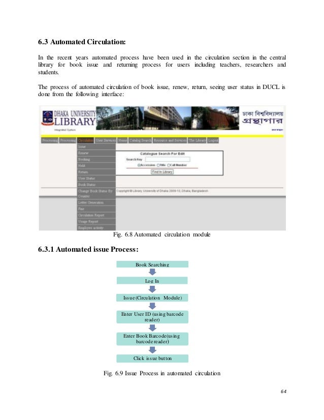 Internship Report On Dhaka University Library 2015 information Scien 