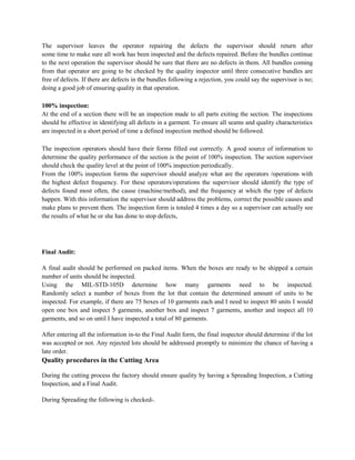 Internship Report on Garments Merchandising | DOC