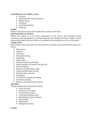 Internship Report on Garments Merchandising | DOC