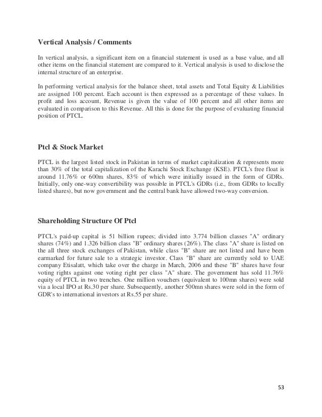 Internship Report On Ptcl 2014 Final