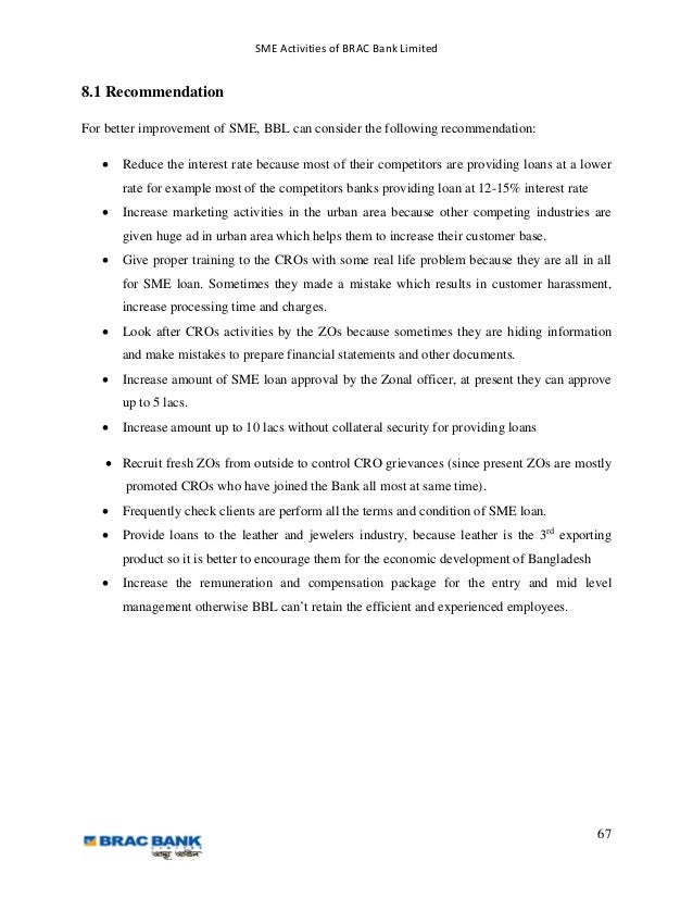sme activities of brac bank limited View md omar faruk’s profile on linkedin business development & support, sme banking division brac bank limited november 2012 – march 2013 (5 months. sme activities of brac bank limited View md omar faruk’s profile on linkedin business development & support, sme banking division brac bank limited november 2012 – march 2013 (5 months.